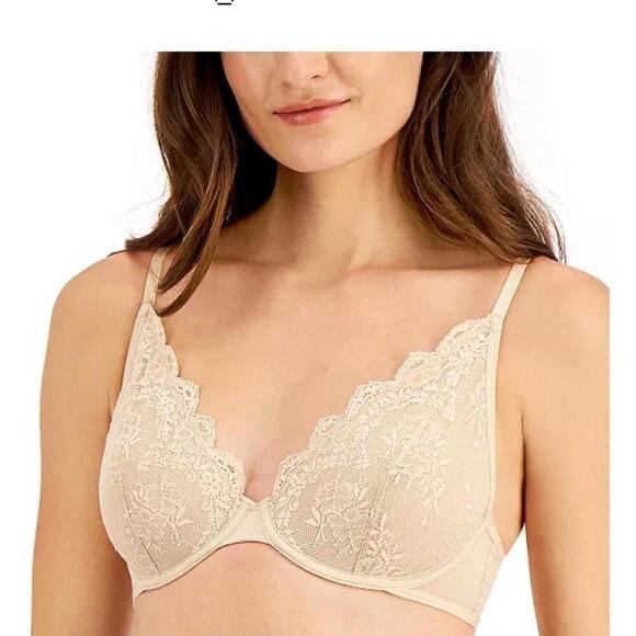 New  INC International Concepts Women Apex Lace Bra Intimate Size M - Picture 2 of 7
